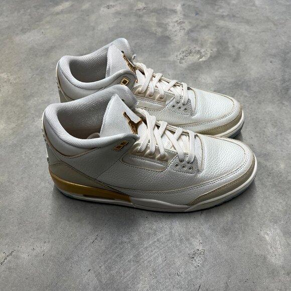 Nike Air Jordan 3 Wmn's Sail Pale Ivory Champagne and Oysters IB2255 100 - New - Picture 3 of 6